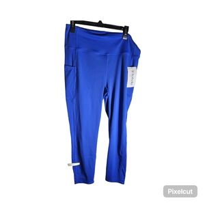 NWOT Sixe XL Isabella Activewear Blue Women's Leggings
